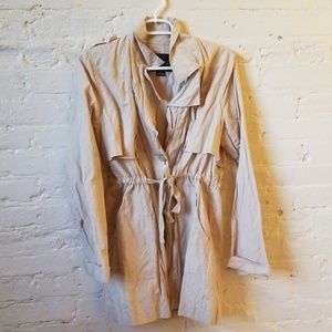 Anthropologie trench utility coat jacket